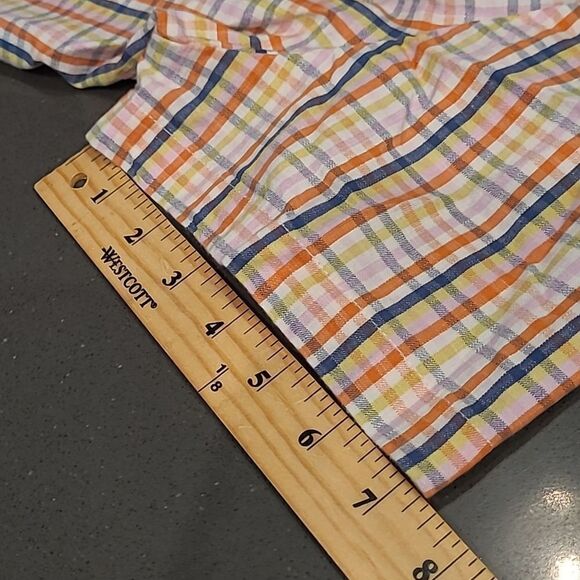 a.n.a a new apparel  sz 0X woman plaid shirt, button front - Picture 9 of 9